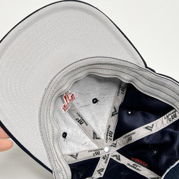 PACIFIC HEADWEAR Performance Fitted Cap T-Lightning Red Logo Black Size L-XL - Picture 5 of 7